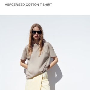Zara cotton t-shirt .